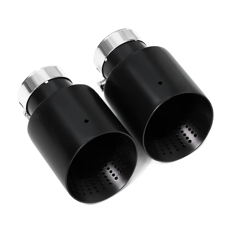 1 Piece Stainless Steel Single Exhaust Tip For Golf 7 MK7 GTI Golf R Muffler Tip Exhaust System 63mm Universal Nozzle Tailpipe