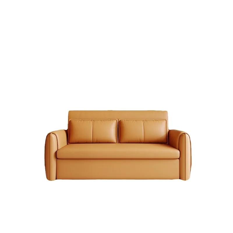 

Intelligent electric sofa bed, dual-purpose folding, anti-cat paw cloth, leather multi-function, bedroom small apartment