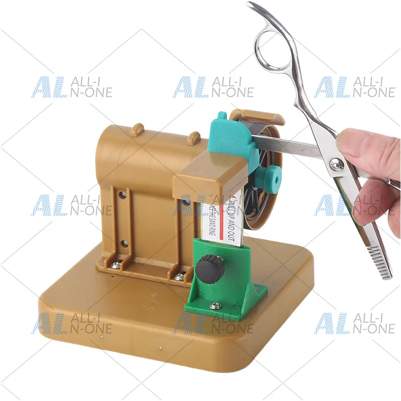 Hairdressing flat pet tooth sharpener, sharpener, hairdressing scissors manual scissors machine
