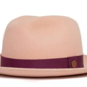 British Gentleman's Hat Pure Wool Bow Tie Autumn and Winter Soft Felt Hat Sheep Felt Hat
