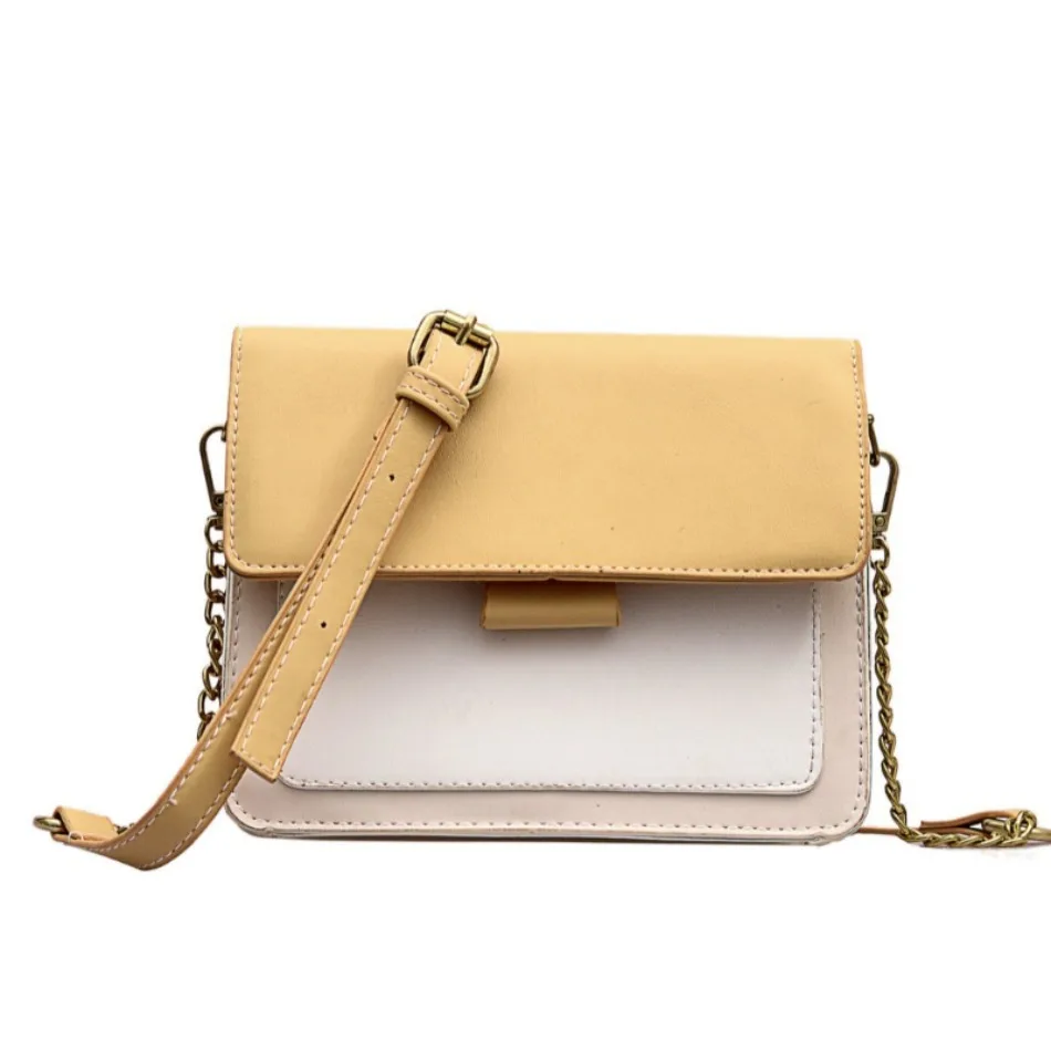 

Fresh color collision mini chain bag bag 2025 new hundreds of single shoulder crossbody bag fashion texture small square bags