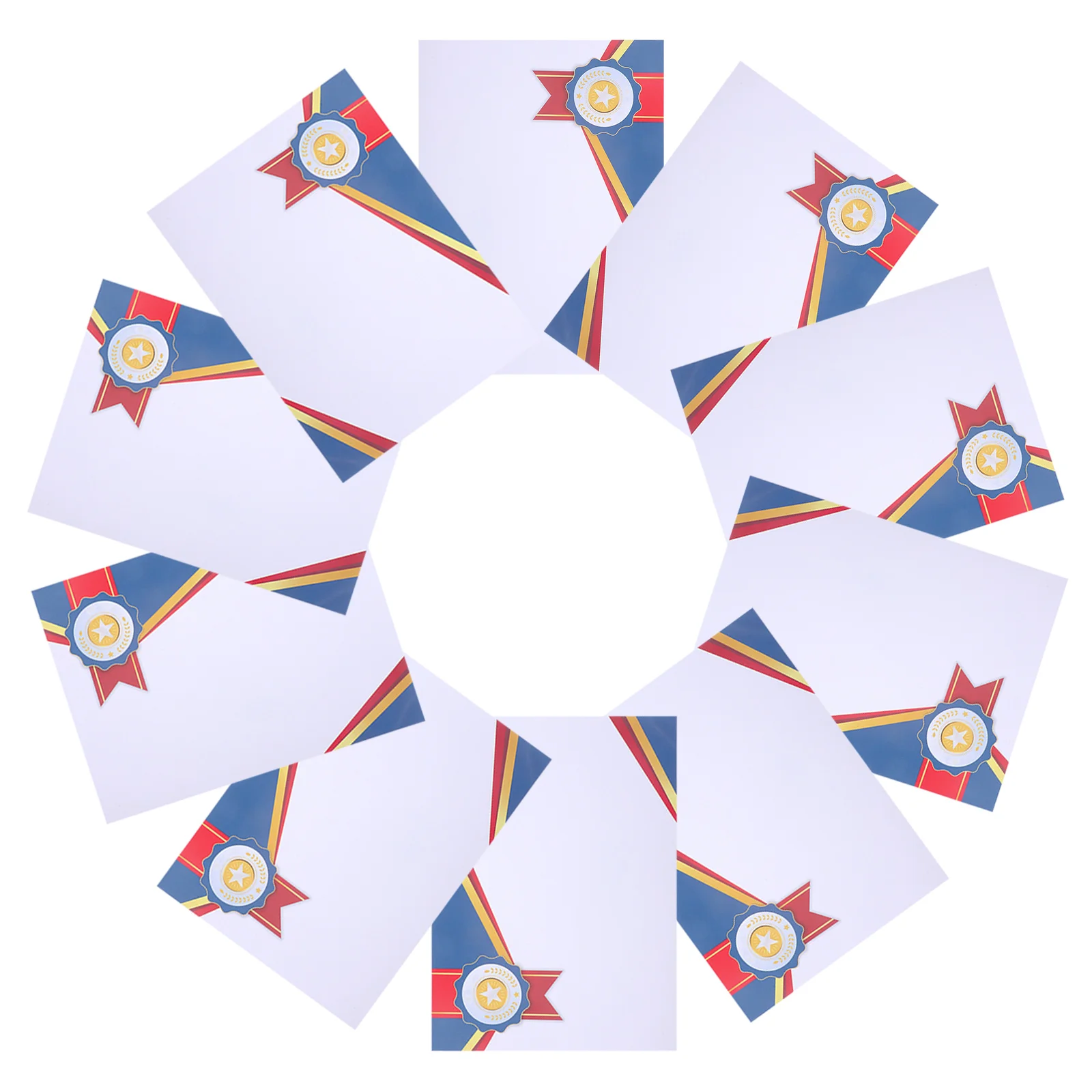 

Certificate Paper Diploma Blank Printable Liner For Award Honor Academic Completion Business Gift Inner