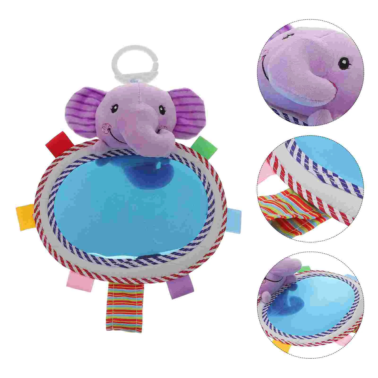 

Animal Baby Cognitive Mirror Car Seat Professional Kids Developmental Toy Child Items Gift