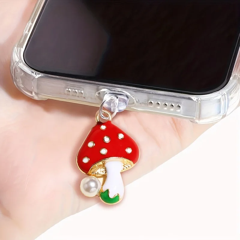 Dust Plug Charm Cute Charge Port Anti Dust Plug Usb Type C Plug For iPhone Earphone Jack Stopper Cap Pendant