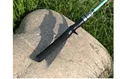 Blue gun handle