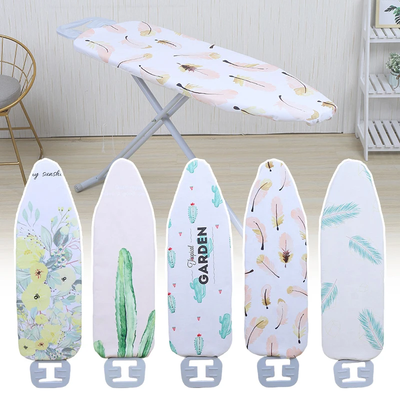 Printed Ironing Board Cover Anti Scalding Heat Insulation Ironing Board Cover Heat Insulation Drawstring Tightening with Padding