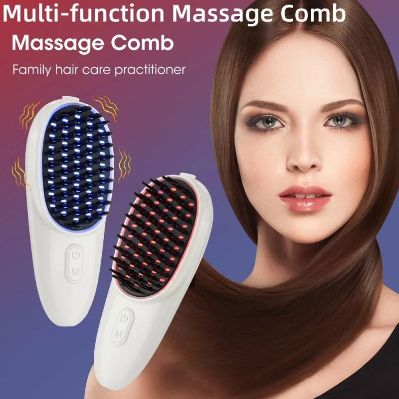 

Electric High Frequency Vibration Massager Hair Brush Deep Tissue Head Scalp Massage Kneading Vibrating Hair Brush