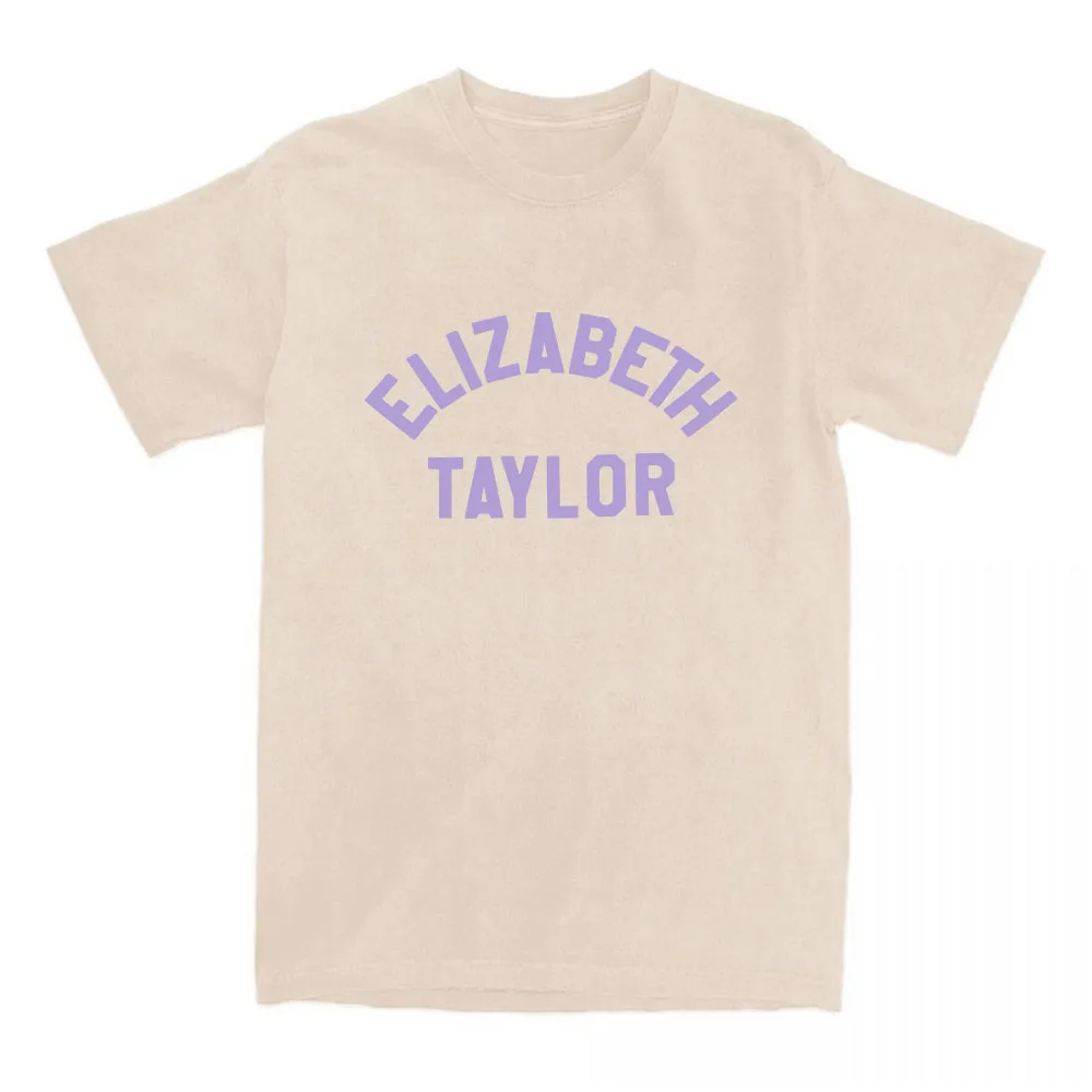 Elizabeth Taylorr T-shirt Summer O-neck Loose Women/Men Tshirts Unisex Streetwear Design Graphic Printing Merch Tees Soft Female