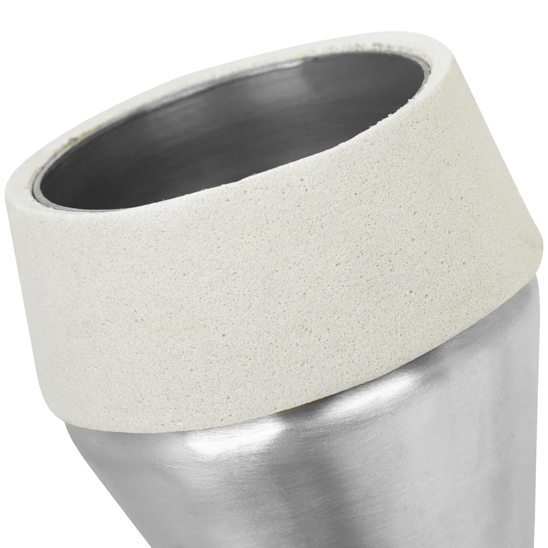 القرن أضعاف كاتم الصوت الألومنيوم واضح الصوت الملطف جيد محكم فضي اللون القرن الخمار أدوات الرياح القرن التبعي #4