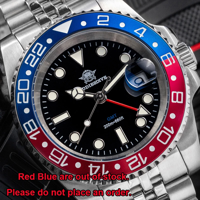 ساعة كوارتز رجالي من Addiesdive 40 ملم بتوقيت جرينتش سويسرية روندا 515-24H Business AD2050 Reloj Hombre ساعة يد فائقة مضيئة من الفولاذ المقاوم للصدأ