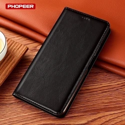 For Oneplus Nord CE 5 4 3 Lite Luxury Genuine Leather Case For Oneplus ACE 5 Ultra 2 3V Pro 1+ Nord 3 4 5 Flip Wallet skin Cover
