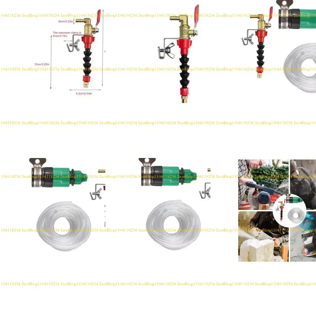 

P9FB Efficient Dust Remover Water Sprayer for Cutting Machine Grinder Cutter Easy Installation 300cm/500cm/1000cm Pipe