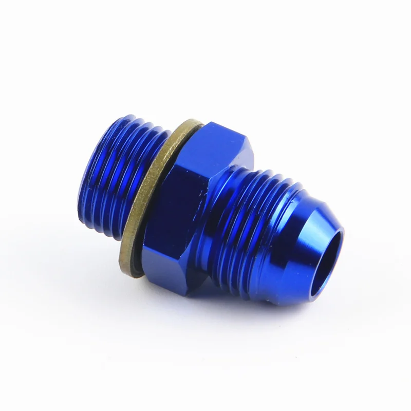 Blu maschio 4AN 4 An Flare a M12 M14x1.5(mm) raccordo diritto metrico AN4 a porta M14 * 1.5. Adattatore