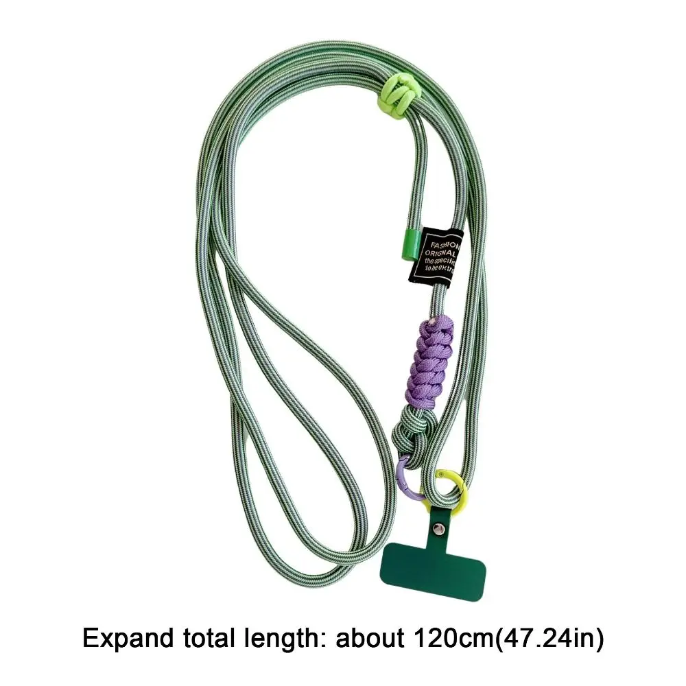 الفاخرة قابل للتعديل مضفر الهاتف سلسلة مفاتيح قصيرة الحلي جراب هاتف شنق حبل السلامة ضد التعادل حبل ملحقات الهاتف #6