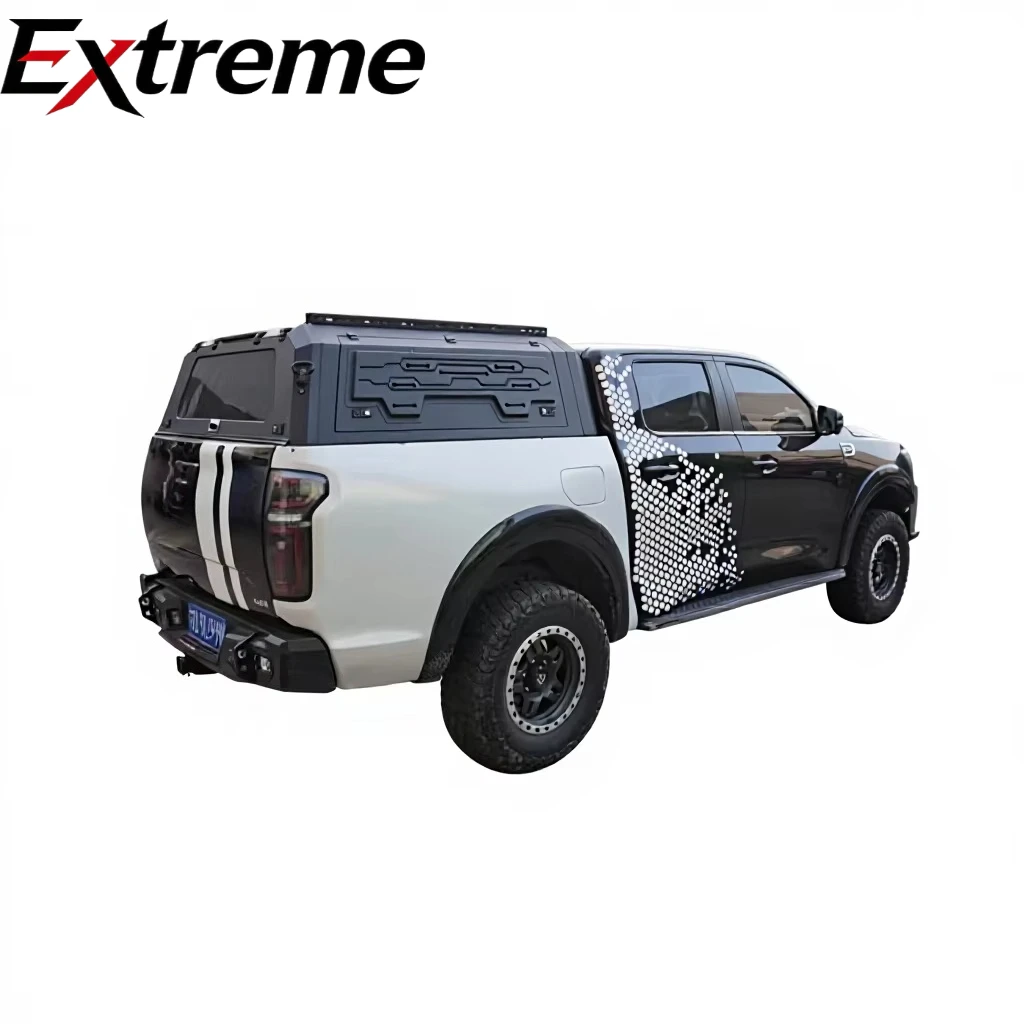Extreme:4x4 Aluminum Alloy or Steel Double Dual Cab Pickup Truck Bed Hardtop Topper Canopy for GWM CANNON