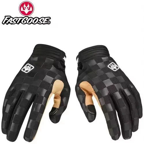 Imagen 2 del producto FASTGOOSE Retro Rider guantes de carreras de Motocross Moto BMX ATV MTB todoterreno motocicleta guantes para bicicleta de montaña guantes de competición de ciclismo