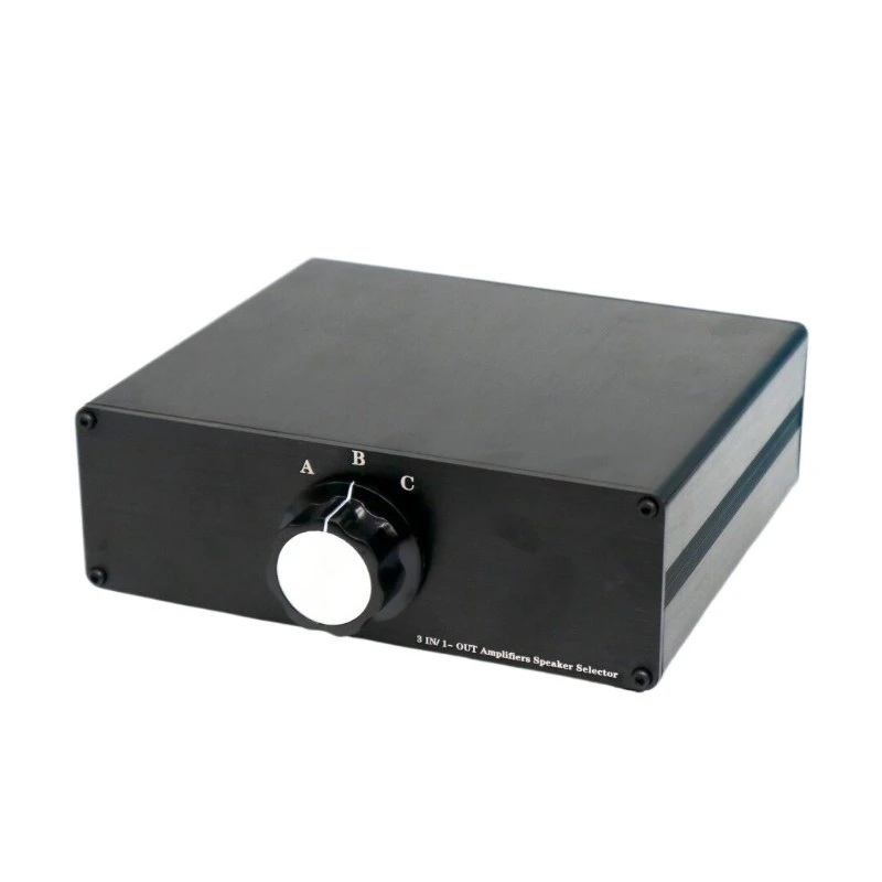 For Home HiFi Audio Amplifier/Speaker Audio Selector Plug-free 1-in-3-out/3-in-1out