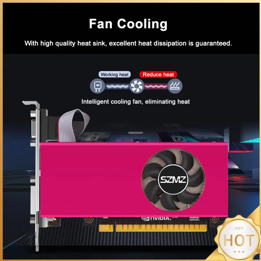 

GTX 750TI 4 ГБ DDR5 Видеокарта для ПК Низкопрофильная видеокарта PCI-E 2.0 16X Компьютерная видеокарта HDMI-совместимый интерфейс 128 бит