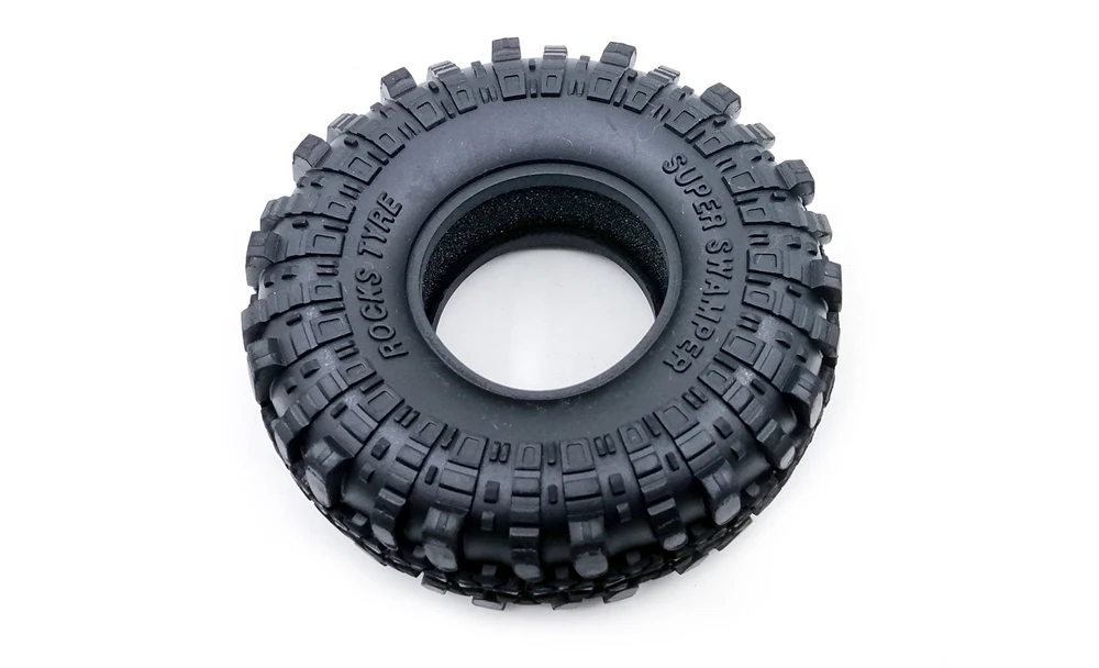 4 stücke 1,9 Zoll 110mm Rock Crawler Reifen Rad Mit Solide Beadlock Felge Für 1/10 Axial Trax Trx4 Rc4wd D90 D110 Tf2 Rc Auto – Detail 1