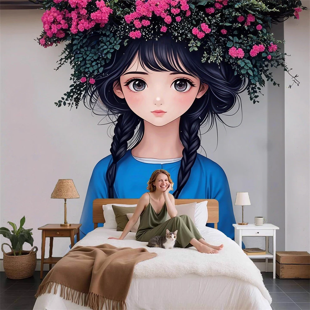 Custom 3D Photo Wallpaper Colorful Butterfly Beauty Art Wall Painting Living Room Bedroom Study Room wall paper Decor beauty