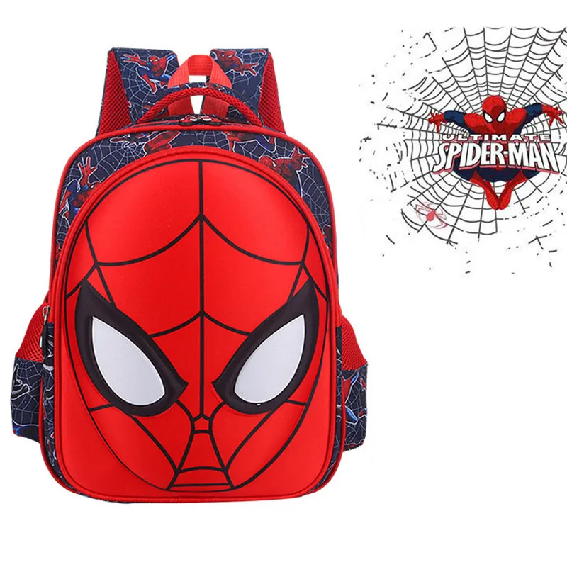 40cm Marvel Shoulder Bags Spider Man for Cartoon Student School Bag Cartoon 3d Stereo Kindergarten Backpack Travel Bags Gifts