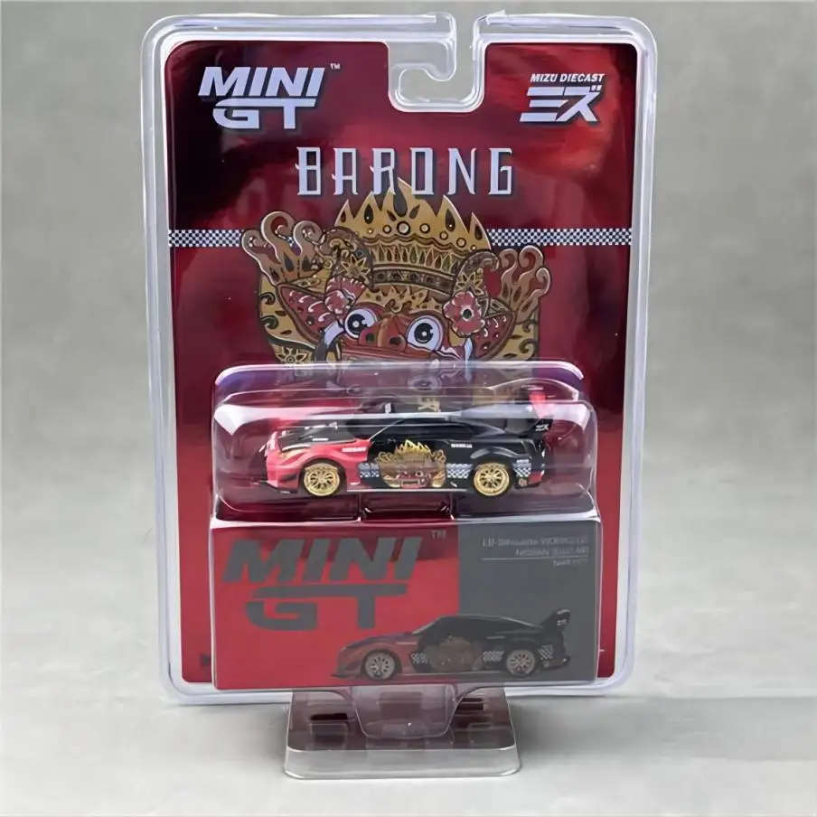 TSM Mini Gt 1/64 Minigt 651 NISSAN 35GT-RR Ver.1 “BARONG” LB WORKS GT Varnish Chase  Die-cast Alloy Car Model Collection