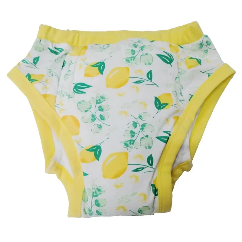 Waterproof Cotton Adult Training Pants Reusable Briefs With Padding Inside ABDL Cloth Diapers Panties Nappy Underweaer