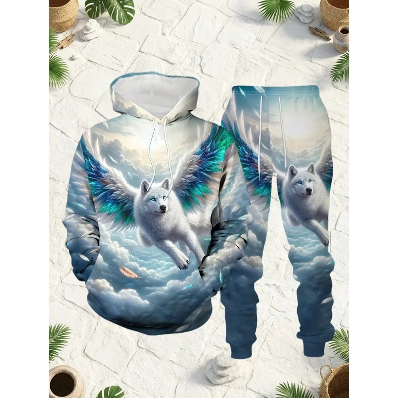 Autumn And Winter Men'S Sports Fashion Adopts A New Design Of Sirius Pattern Hooded Sweatshirt With Adjustable Drawstring