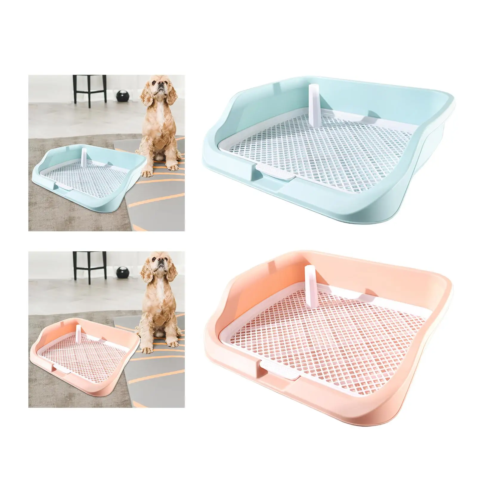 애완견 화장실 소형 및 중형견용 휴대용 액세서리 트레이너 코너