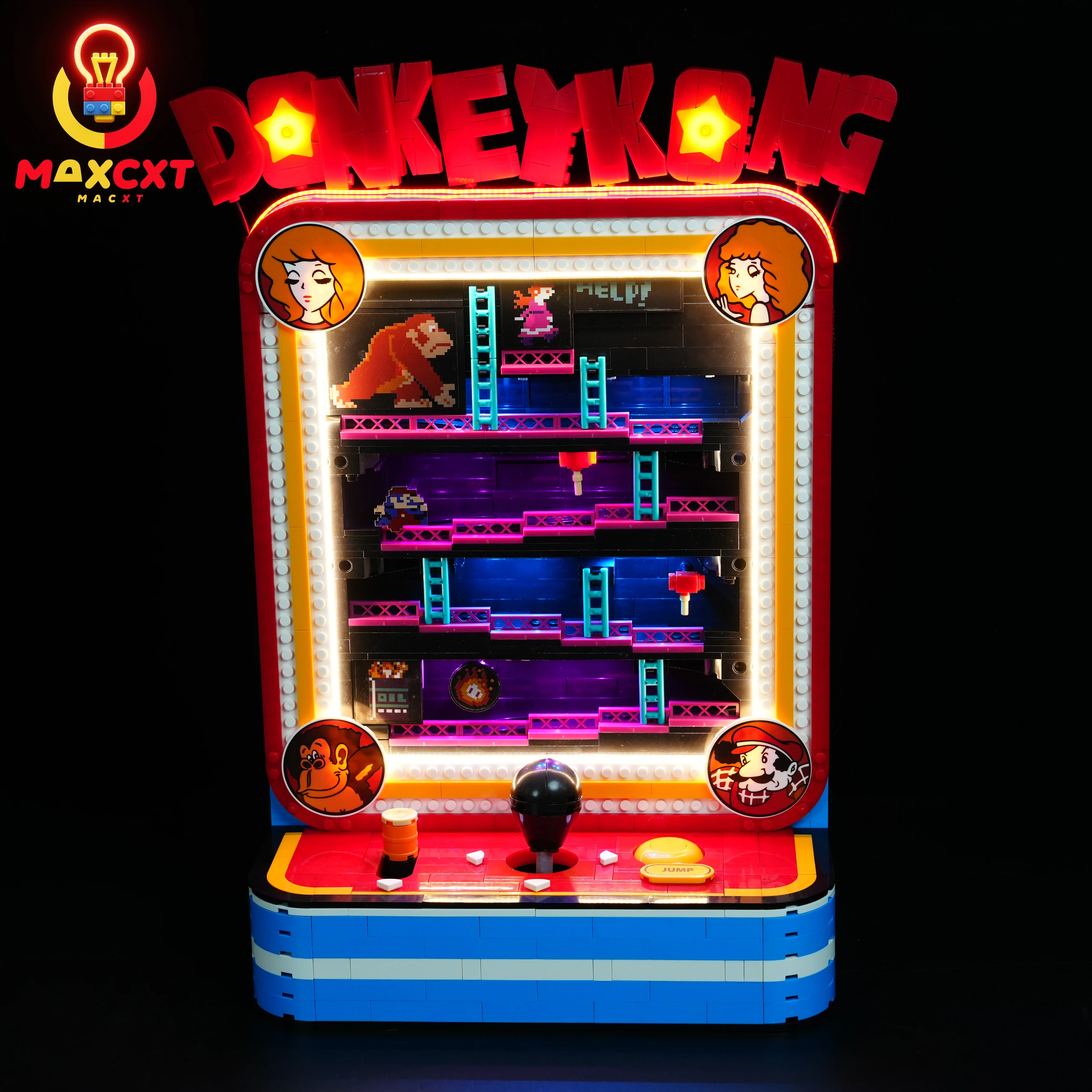 MAXCXT LED Light Set For LEGO  72051 Donkey Kong Arcade DIY Decorative Lamp （Not Include Lego Building Blocks Set ﻿）