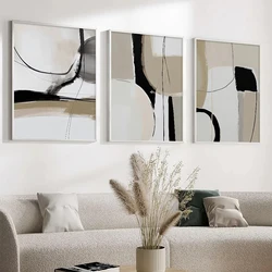 Minimalist Lines Poster Wall Art Abstract Color Blocking Canvas Paintings Posters Prints Home Bedroom Living Room Decoration