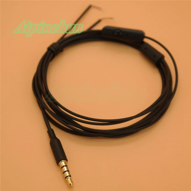 Аудиокабель Aipinchun для наушников, 3,5 мм, 2 цвета, 125 см