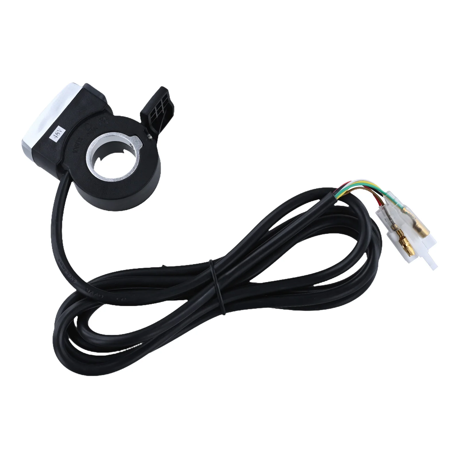Install Battery Level Display Plastic Product Name DX Thumb Throttle Red V Suitable For Electric Bicycles Voltage V