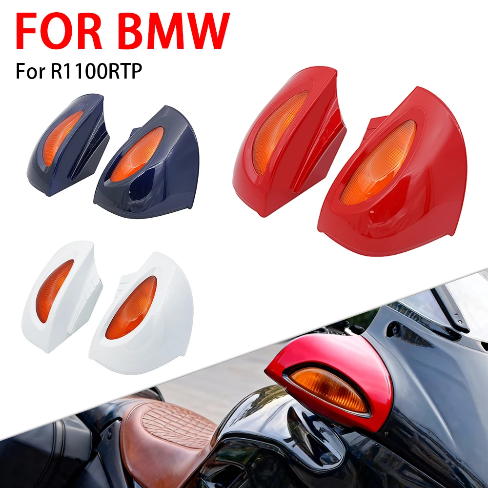 Motorcycle Rearview Mirror Left and Right Side Turn Signal Accessories Fit For BMW R1100RT R1150RT R1100RTP R 1100 RT R1100 RTP