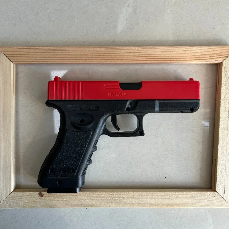 

High quality soft bullet air gun manual G17 glock toy gun lower magazine laser outdoor sports CS game children gift