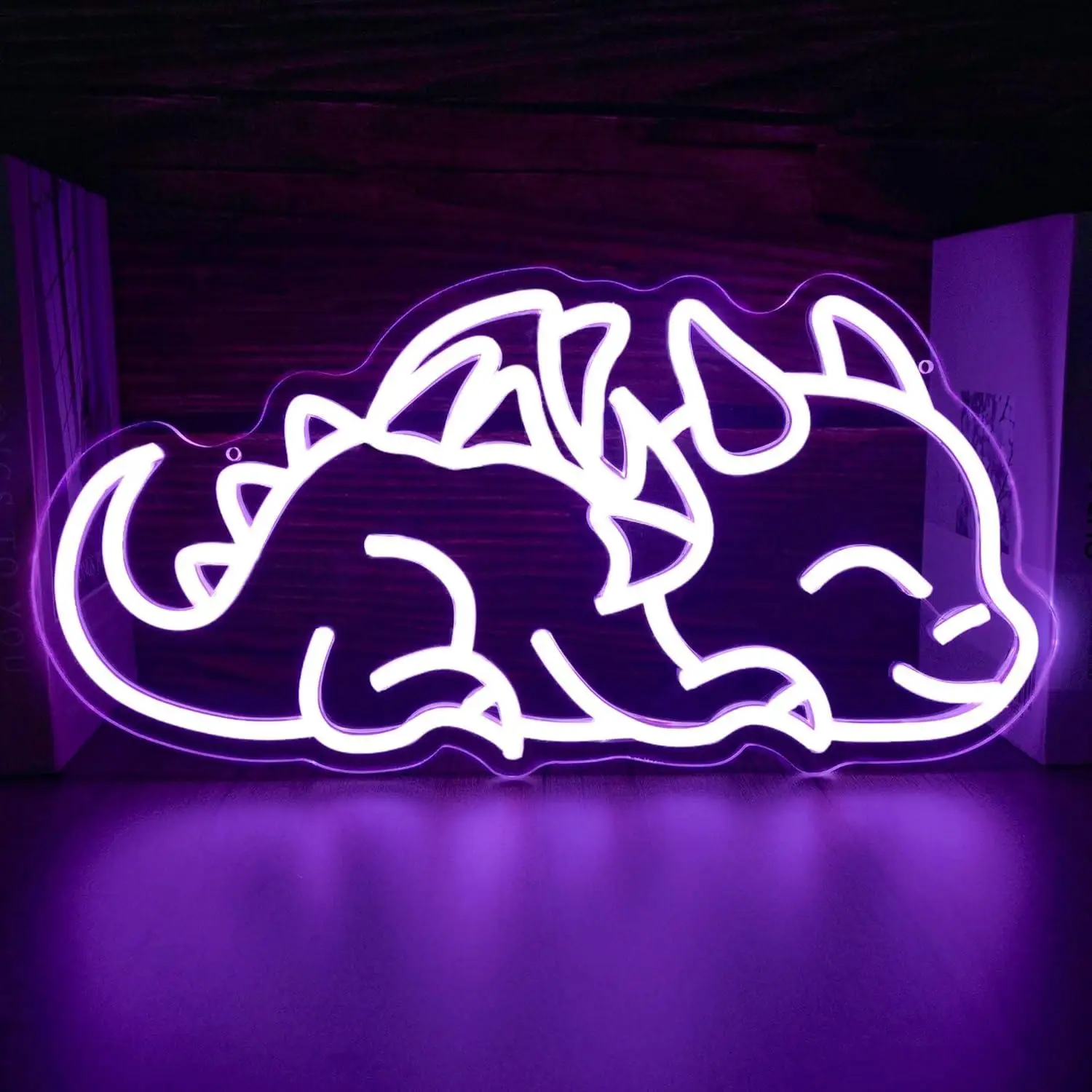 

Cute Sleep Dragons Neon Sign USB Dimmable LED Light for Wall Decor Bedroom Living Room Kids Party Fantasy Art Decoration Gifts