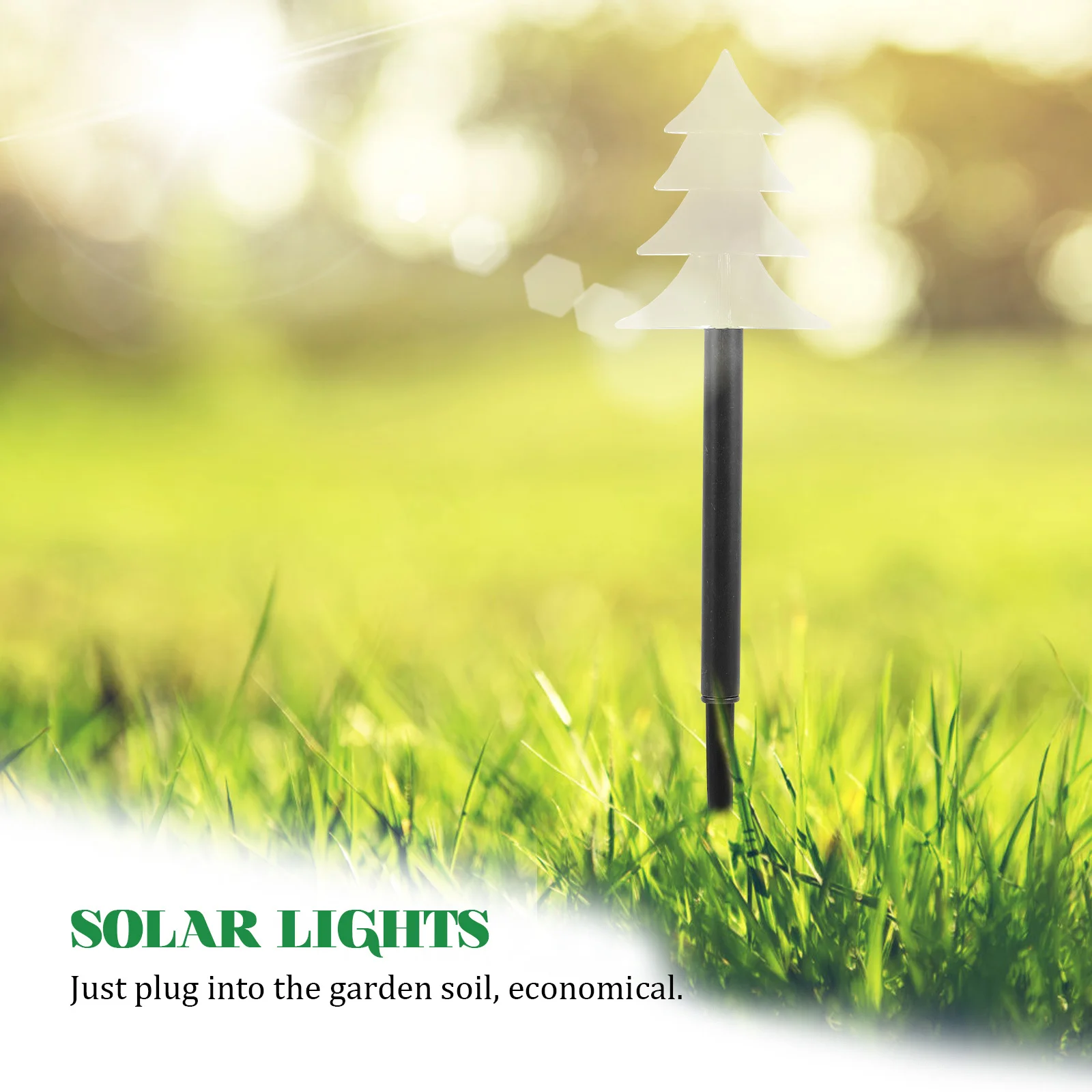 

5 Pcs Garden Lights Solar Ornaments Creative Accessories Holiday Outdoor Lamp Decors for