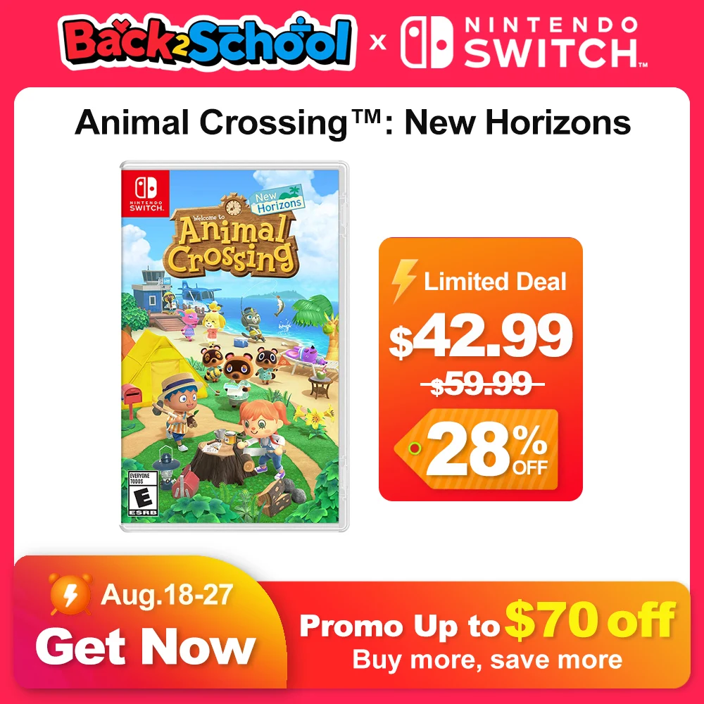 Animal Crossing New Horizons Nintendo Switch Game Deals 100% Official Original Physical Game Card for Switch Game Console