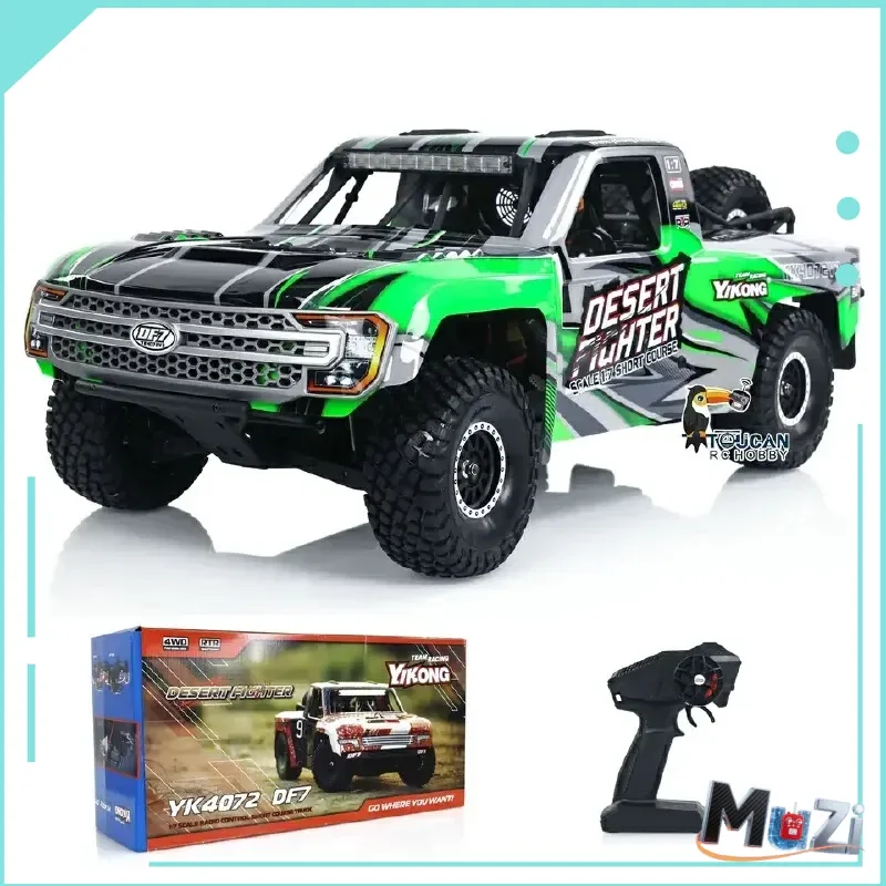 

YK4072 DF7 V3 1/7 RC Crawler Desert Short Car 4WD Radio Control Off-road Vehicles with Motor ESC Servo Assembled Model Toys