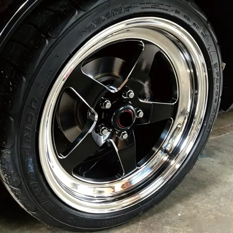 XiangLun Gloss Black with Big Polished Lip 17 18 19 20 Inch 4x100 5x100 5x112 5x114.3 Forged Wheels Staggered Fitment Available