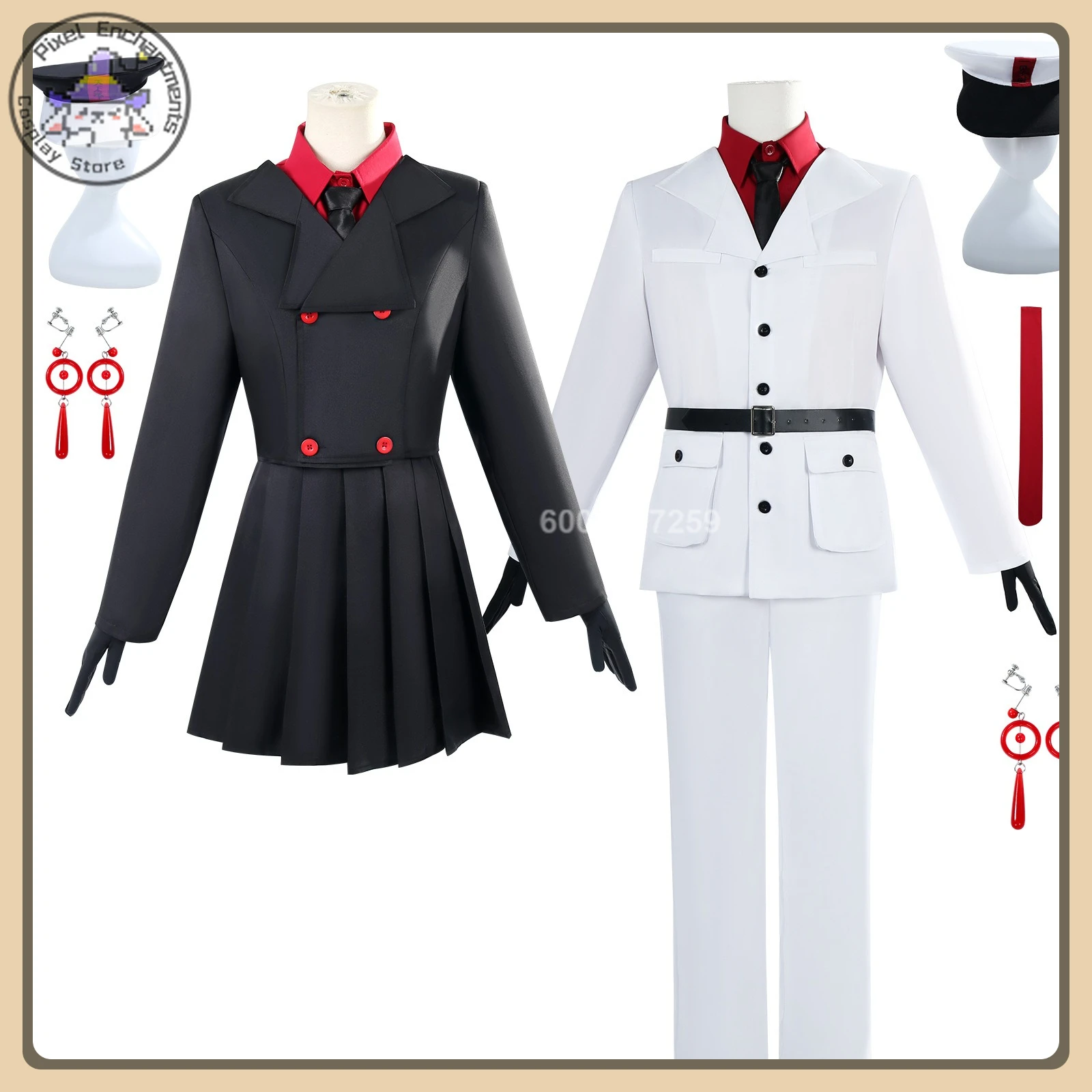 

the first seven strange stories Li Yuting Li Yuting black and white impermanent anime clothes two-dimensional clothing