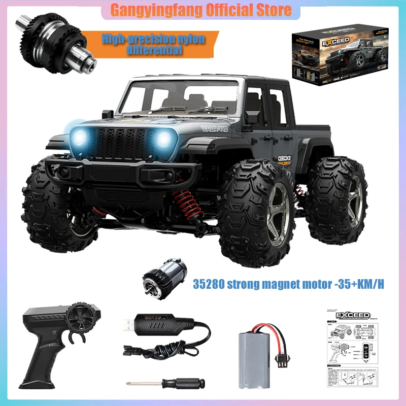 

JJRC C8819 1:20 Wrangler Радиоуправляемый автомобиль со светодиодными фонарями Полномасштабное моделирование Профессиональный 4WD 2,4G Пикап с дистанционным управлением RC Грузовик Игрушки
