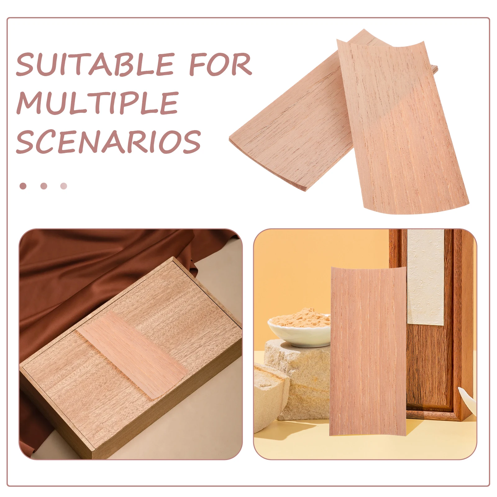 10 قطعة صفائح الأرز شرائط الخشب السميكة لتخزين السيجار المرطب نكهة عطرية محسن اكسسوارات رقائق ألواح