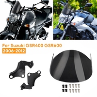GSR BK 400 600 Motorcycle Windshield Windscreen Wind Deflectors Bracket Supports For Suzuki BK400 BK600 GSR400 GSR600 2006-2012