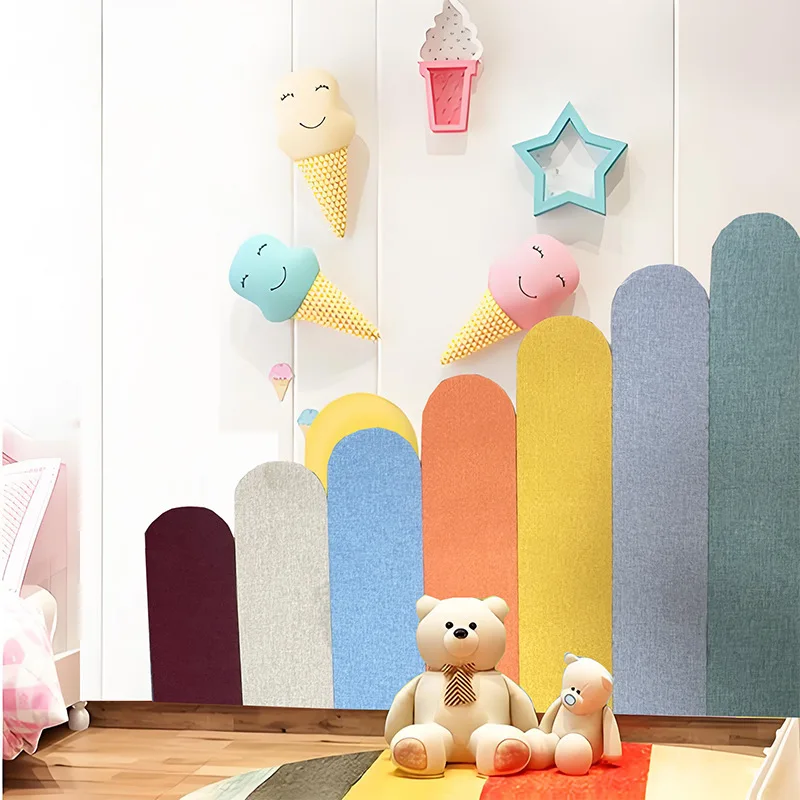 1PC  Self-adhesive children's room anti-collision wall, kindergarten decorative hallway, living room, Kang wall, warm stickers