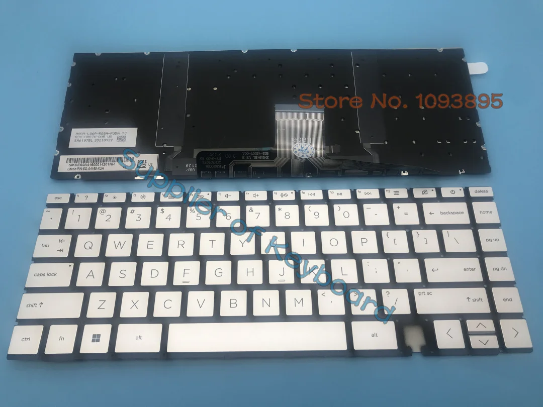 

NEW For HP Spectre x360 14-EA 14-EA0023DX 14-EA0047NR 14-EA1023DX Laptop English Keyboard Backlit Silver