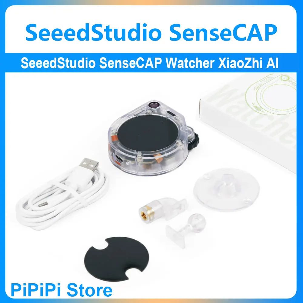 

SeeedStudio SenseCAP Watcher Clear Enclosure ESP32-S3 Camera AI Himax WiseEye2 HX6538 AI Agent Agent for Smarter Spaces