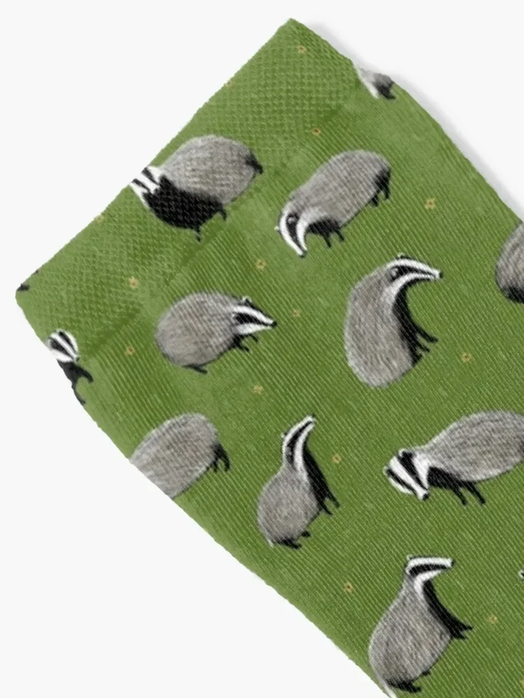 Badger Pattern Socks kawaii cartoon Socks Men's Women's