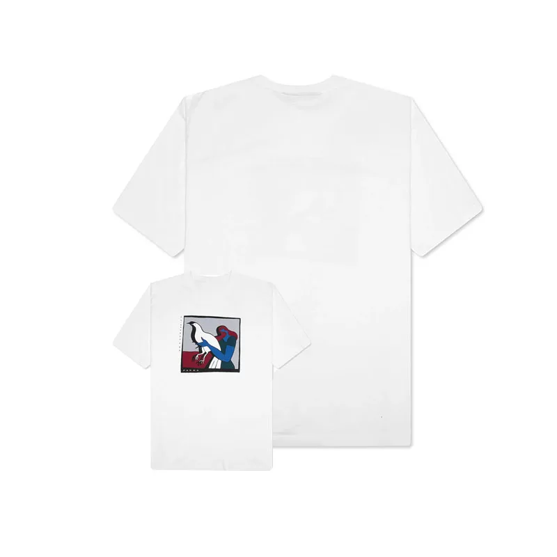 Personalized Youth Summer Clothing By Parra Creative Graphic Print Men's and Women's Round Neck Sports Street Short-sleeved Tops