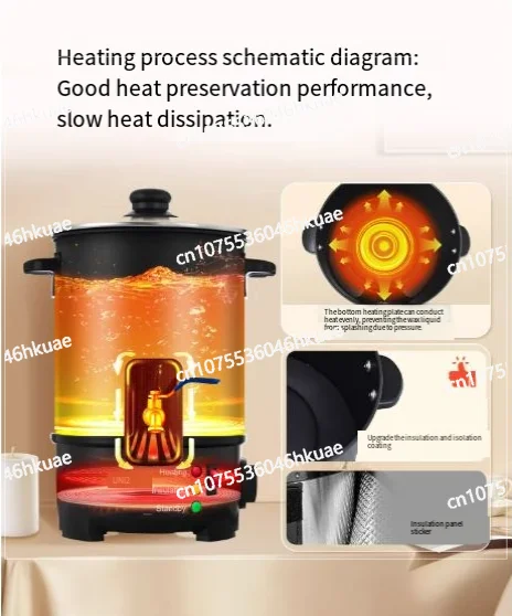 Factory Direct! Commercial Wax Cooking Bucket Soap Base Aromatherapy Wax Melting Pot Beauty Wax Removal Machine